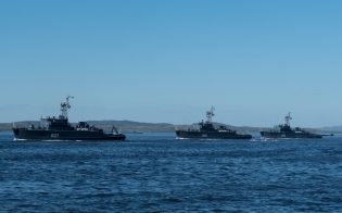Учения в морских полигонах Баренцева моря