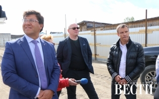 Евгений Никора также проинспектировал строительство школы в Североморске