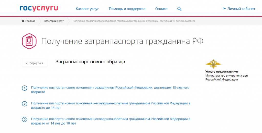 Где можно получить загранпаспорт нового образца в санкт петербурге