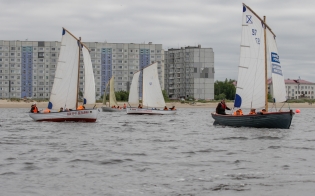 Чемпионат по гребно-парусному спорту в Белом море
