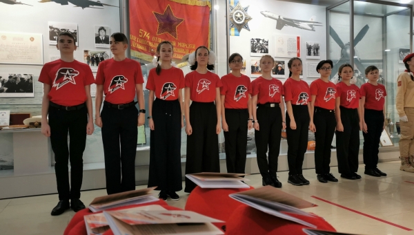 У юнармейцев пополнение